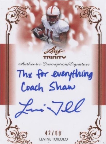 2013 Leaf Trinity Levine Toilolo #DI-LT2