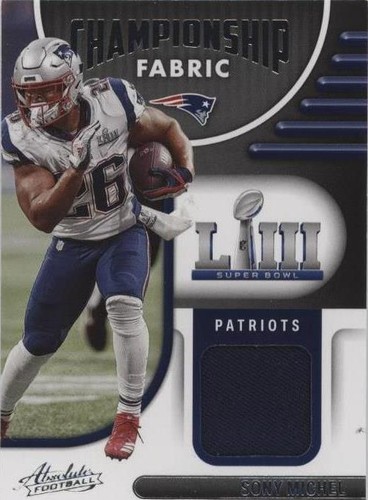 2022 Panini Absolute Sony Michel #CF-4