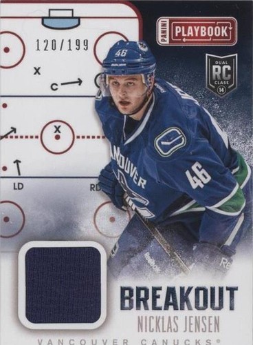 2013-14 Panini Playbook - Nicklas Jensen #B-NJ