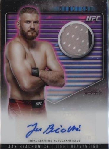 2024 Topps Midnight UFC - Jan Blachowicz #RCA-JBL