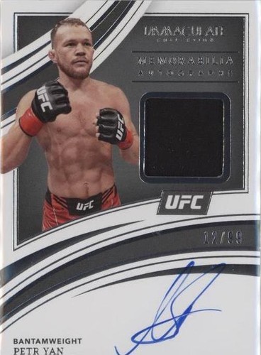 2022 Panini Immaculate Collection UFC - Petr Yan #MA-PYN