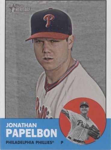 2012 Topps Heritage - Jonathan Papelbon #136
