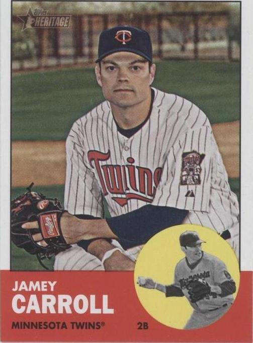 2012 Topps Heritage - Jamey Carroll #80