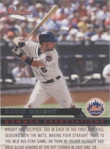 2010 Bowman - David Wright Ike Davis #BE7