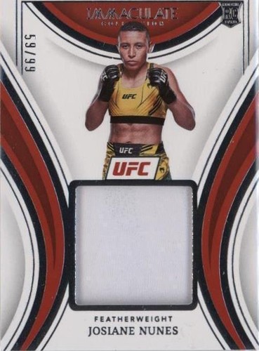 2023 Panini Immaculate Collection UFC - Josiane Nunes #RM-JNS