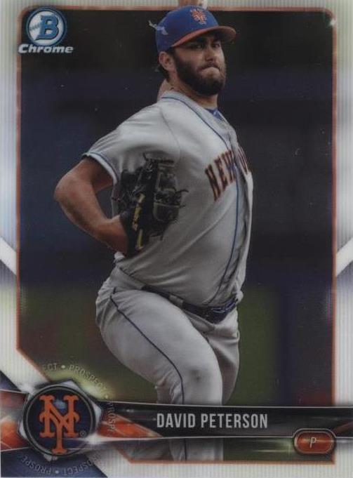 2018 Bowman Chrome - David Peterson #BCP205