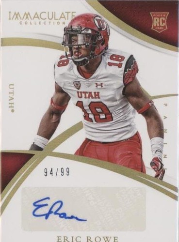 2015 Panini Immaculate Collection Collegiate Eric Rowe #238