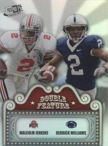 2009 Press Pass Signature Edition Derrick Williams Malcolm Jenkins #DF-12