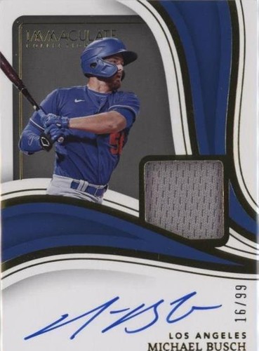 2023 Panini Immaculate Collection - Michael Busch #IMA-MB