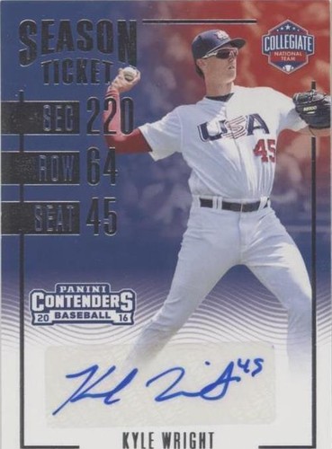 2016 Panini Elite Extra Edition - Kyle Wright #CNT-KW