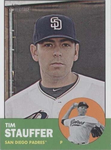 2012 Topps Heritage - Tim Stauffer #293