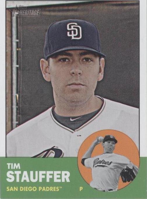 2012 Topps Heritage - Tim Stauffer #293