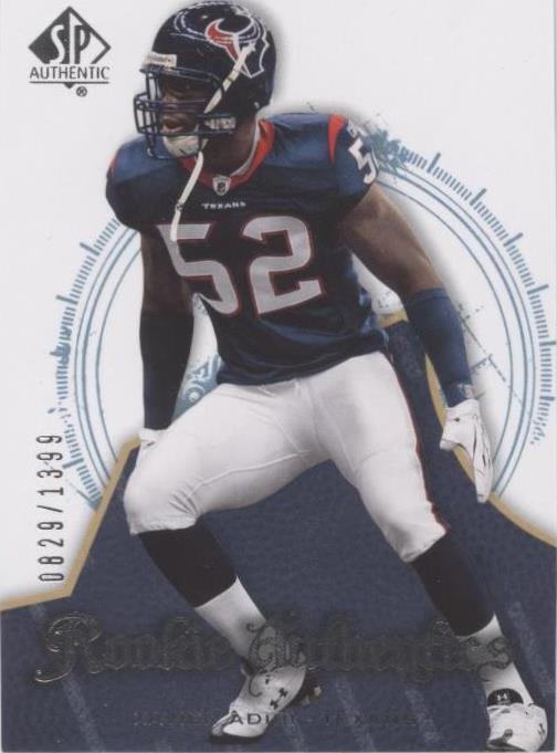 2008 SP Authentic Xavier Adibi #158