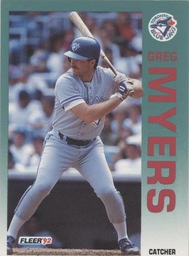 GREG MYERS BLUE JAYS 1992 FLEER ULTRA BASEBALL CARD #150 | eBay