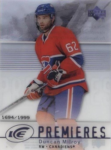 2007-08 Upper Deck Ice - Duncan Milroy #124
