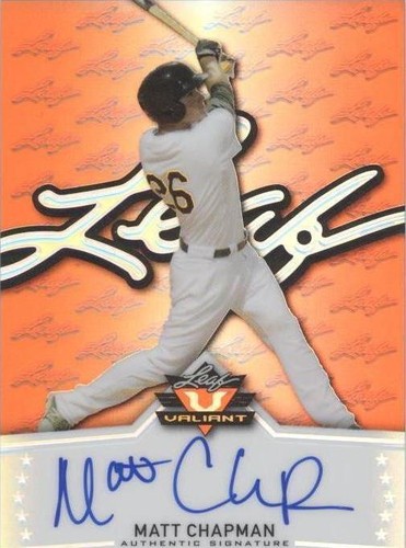 2014 Leaf Valiant - Matt Chapman #BA-MC3