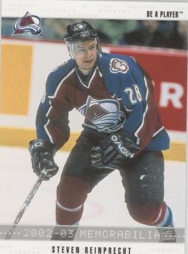 2002-03 In the Game Be A Player Memorabilia - Steve Reinprecht #2