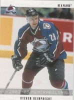 2002-03 In the Game Be A Player Memorabilia - Steve Reinprecht #2