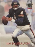 1992 Pro Set Power Jim Harbaugh #4