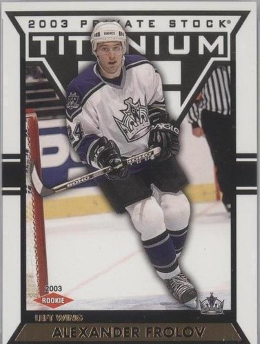 2002-03 Pacific Private Stock Titanium - Alex Frolov #118