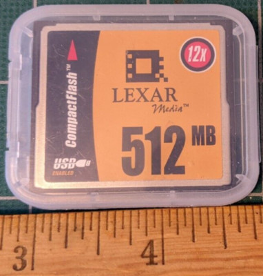 Lexar CompactFlash 512MB for Digital Camera