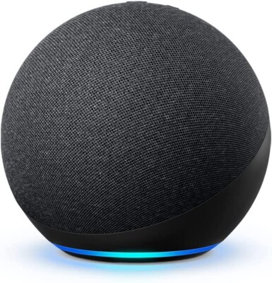 NEW Amazon Echo (4th Gen) | Premium Sound, Smart Home Hub, and Alexa | Charcoal