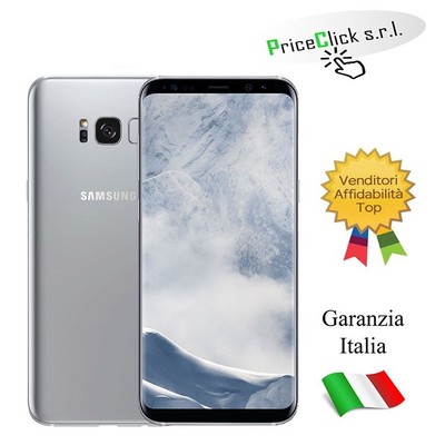 SAMSUNG GALAXY S8 64GB ARTIC SILVER GARANZIA BRAND ITALIA 24 MESI