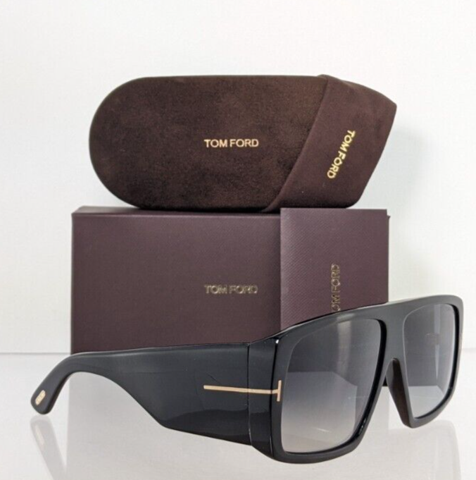 Pre-owned Tom Ford Brand Authentic  Sunglasses Ft Tf 1036 01b Raven Tf1036 60mm In Gray