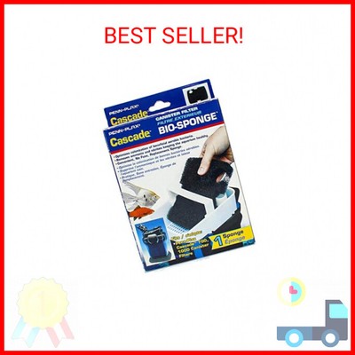 Penn-Plax Cascade 700/1000 GPH Canister Filter Aquarium Bio Sponge Replacement,