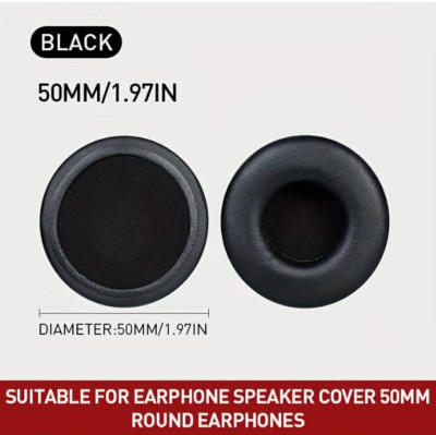 Ear pads 50mm for Plantronics Blackwire C210/C220/C610/C620/C3120/C3200 1 pair