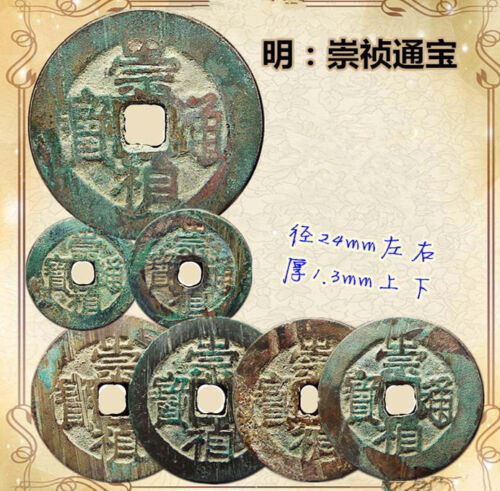 A Chong Zhen Tong Bao Coin (1628-1644)-Ming Dynasty