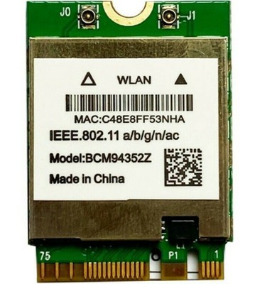 Broadcom BCM94352Z NGFF 802.11AC 867Mbps Bluetooth 4.0 WIFI Card for Hackintosh