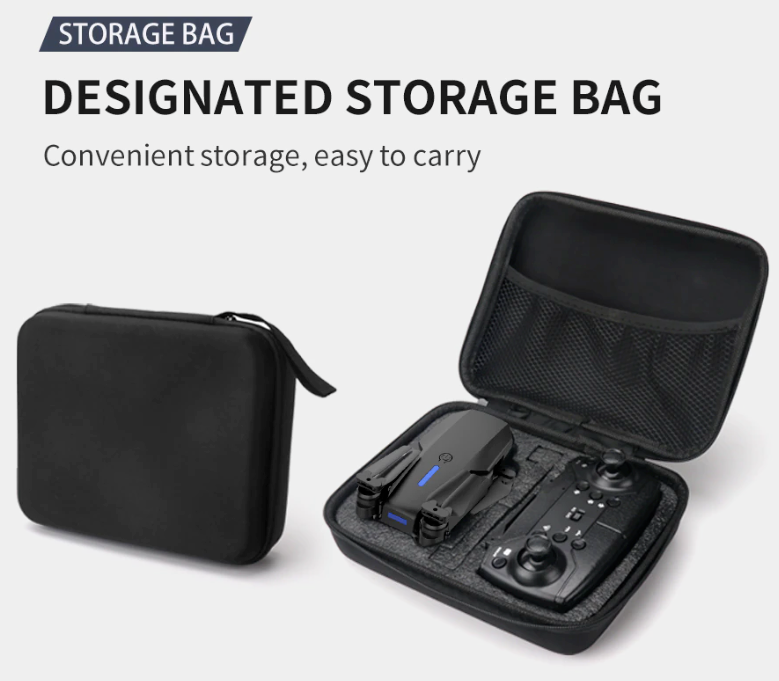 Mini Drone with Camera HD 1080P Foldable Quadcopter -Black