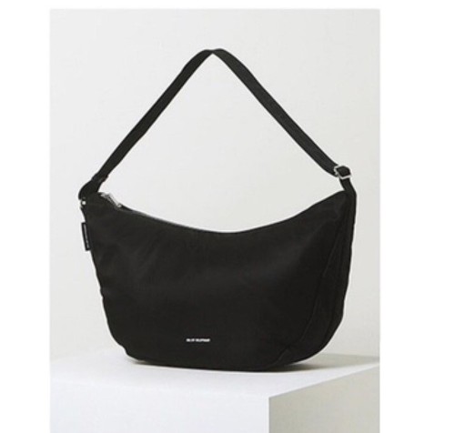 [JILLSTUART]★GLOSSY LOGO NYLON HOBO AND CROSS BAG L Jill By Jill Stuart Crescent Nylon Bag (Black) | eBay