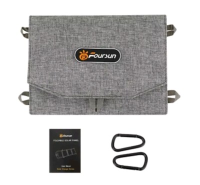 Forsun 30W Portable Foldable Outdoor  Solar Panel For Smartphone Tablets Etc