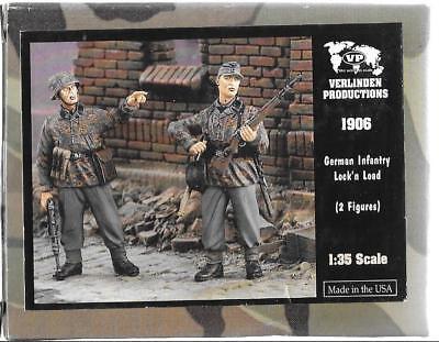 Verlinden WWII German Infantry ''Lock n Load'' Resin Figures 1/35 1906 ST