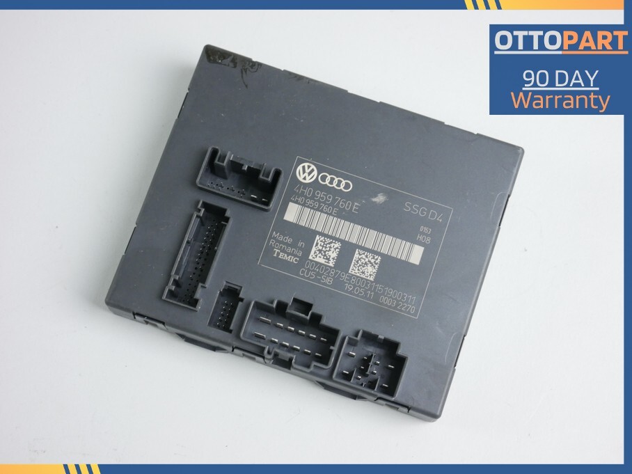 11-17 Audi D4 A8 A8L Seat Control Module Front Left Or Right 4H0959760E OEM