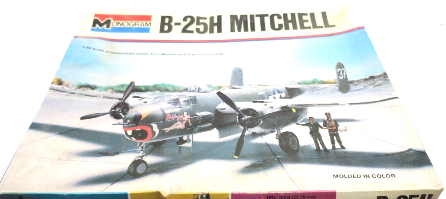 ◆貴重◆モノグラムMonogram B-25H Mitchell 1/48 DAMAGED BOX Monogram 1/48 B-25H Mitchell Model Kit | eBay