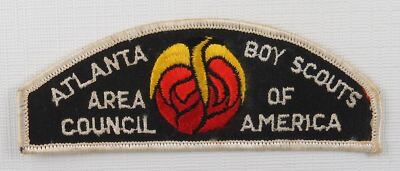 BSA CSP Atlanta Area Council WHT Bdr. (SEWN) [QR-100]