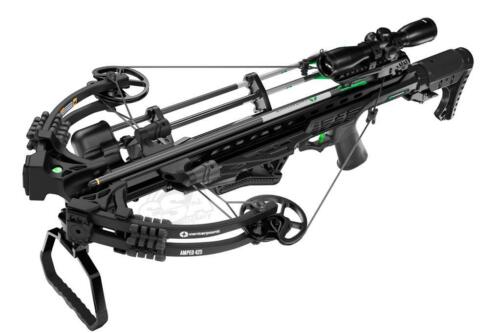 NEW CenterPoint Amped 425 Crossbow Black COMPLETE PACKAGE 425 BLACKOUT