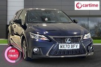 2020 70 LEXUS CT 1.8 200H F SPORT HATCHBACK 5DR PETROL HYBRID E-CVT EURO 6 (S/S)