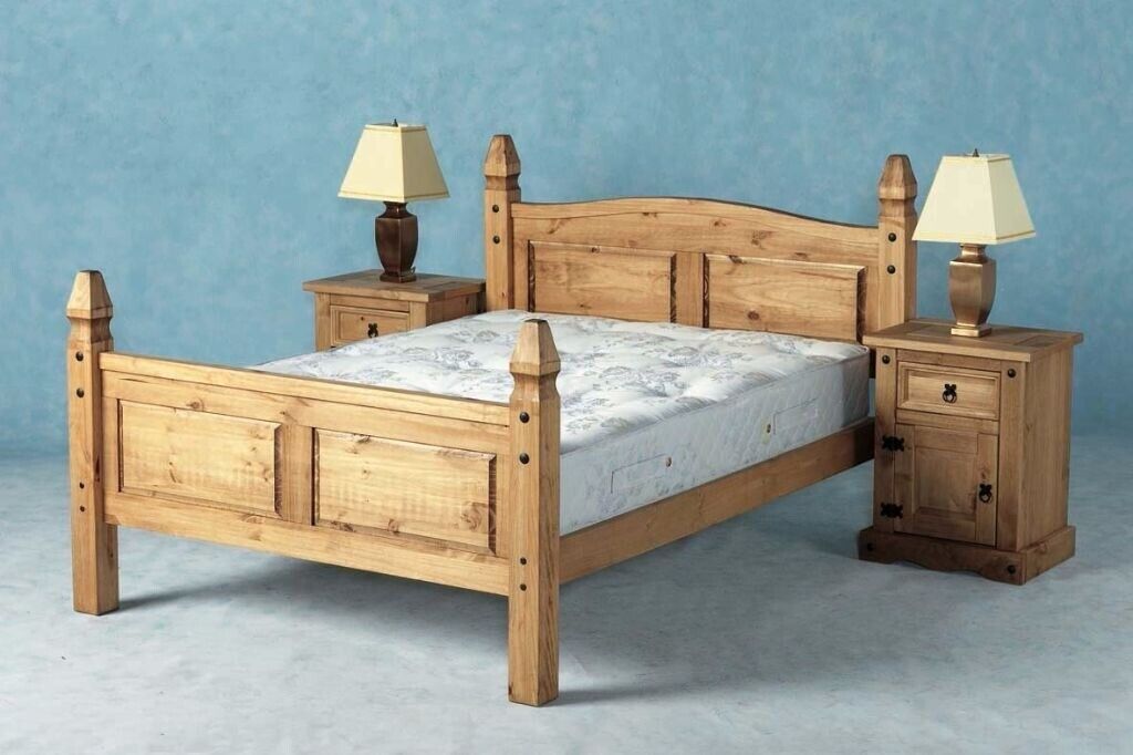 New Solid Corona Mexican Pine 5ft King, Corona Mexican Pine Bunk Beds