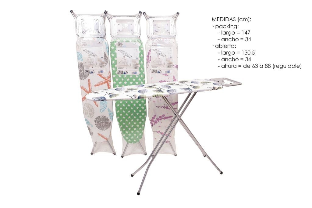 Asse da Stiro Ferro Asse Tavola Tavolo Con PoggiaFerro Pieghevole 30x105cm dfh