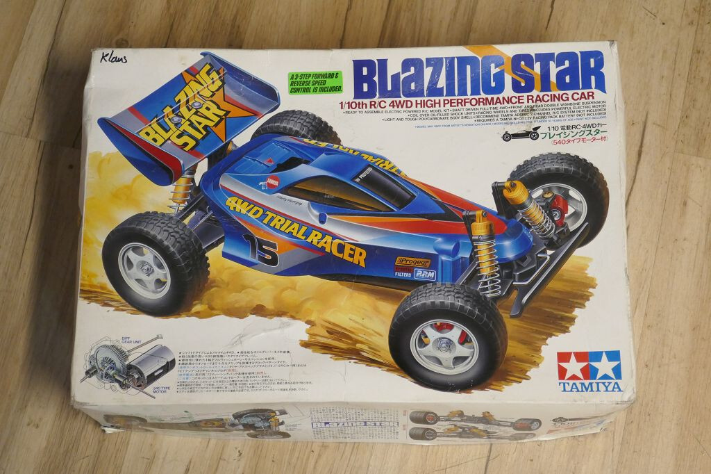 タミヤ ブレイジングスター 未組立 1/10 Blazing Star Vintage RAR RC 1:10 Tamiya Blazing Star (58204) 1997 BOX
