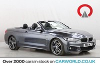 2018 BMW 4 Series 2.0 430i M Sport Convertible 2dr Petrol Manual Euro 6 (s/s) (2