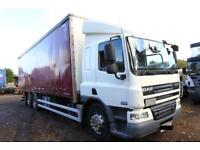2011 DAF CF75.310 6X2 CURTAIN SIDER TRUCK WITH TAIL LIFT BOX SCANIA MAN VOLVO 