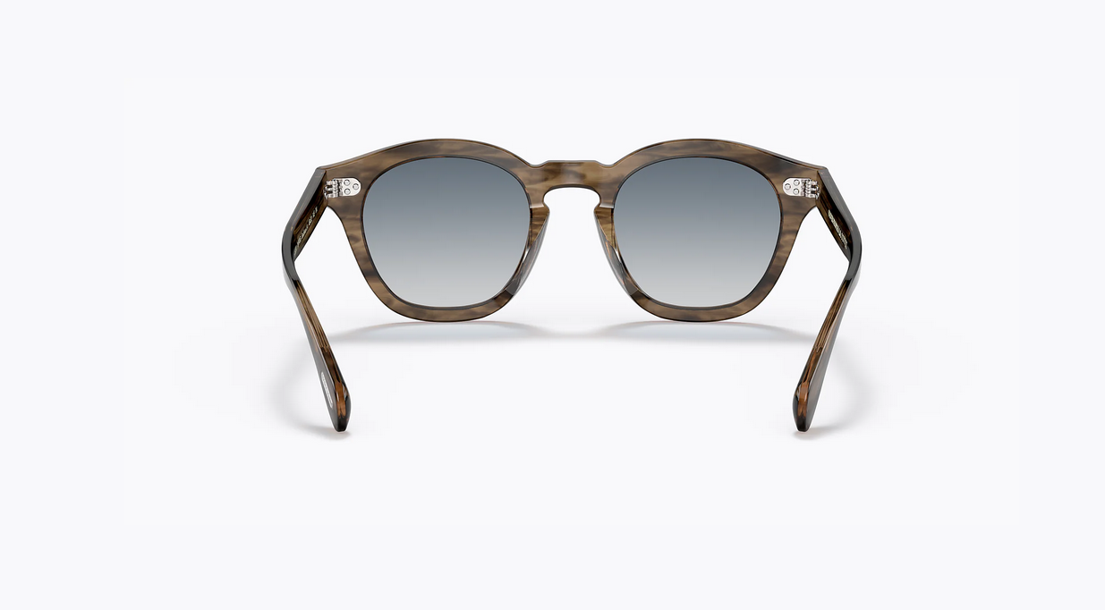 Pre-owned Oliver Peoples Brand 2022  Sunglasses Ov 5382su 16898g Boudreau L.a Authentic In Soft Teal Gradient Mirror