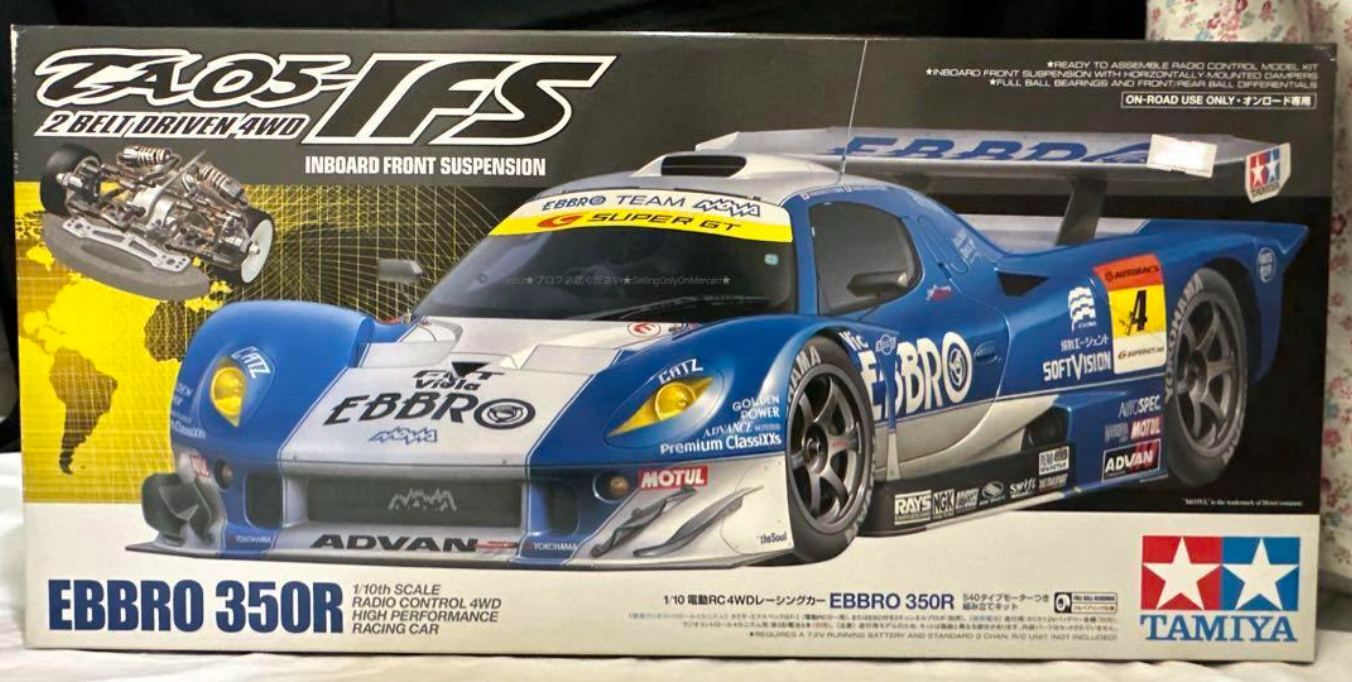 1/10 SCALE RC 4WD HIGH PERFORMANCE RACING CAR EBBRO 350R 1/10 SCALE RC 4WD HIGH PERFORMANCE RACING CAR EBBRO 350R