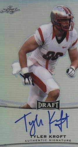 2015 Leaf Metal Draft Tyler Kroft #BA-TK1