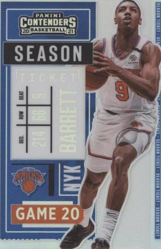 2020-21 Panini Contenders - RJ Barrett #80
